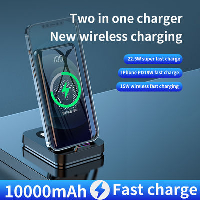 Over Current Portable Fast Qi Wireless Charger  Power Bank Compatible