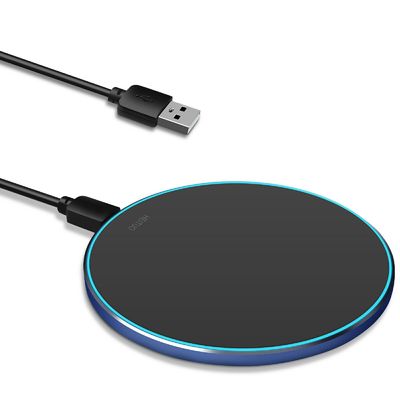 Portable CE Certified Qi Fast Wireless Charging Pad 15w For Smart Phone