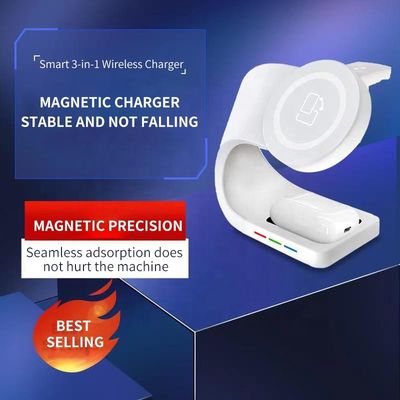 Intelligent Magnetic 4 In 1 Fast Charger 10W Multi Function  For Android