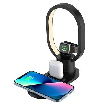 LED Magnetic Multifunctional Wireless Charger Iphone Airpods Watch Use