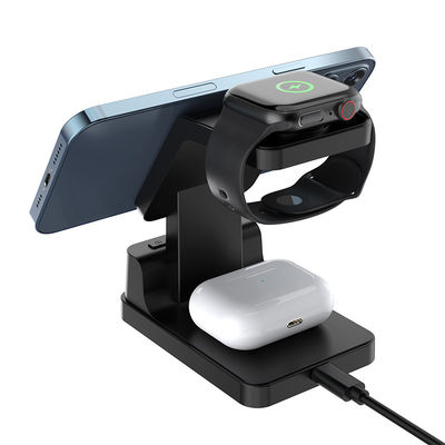 Humidity Display Alarm Qi Wireless Charger Clock Dock 0.3kg  Iphone Use