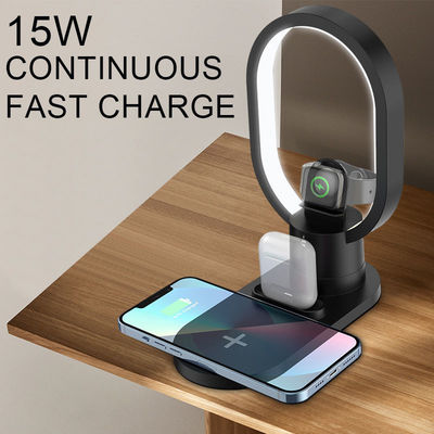 Smart Sensor Multifunctional Wireless Charger  4 In 1  Desktop For Airpods