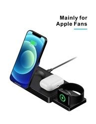 Magnetic Fast Charge Wireless Charging Stand , 3 In 1 Fast Charger 15 Watt