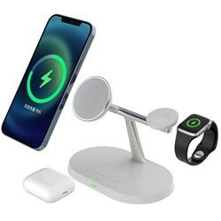 Multifunctional Quick Charge Wireless Charger , Magsafing 15 Watt Wireless Charger