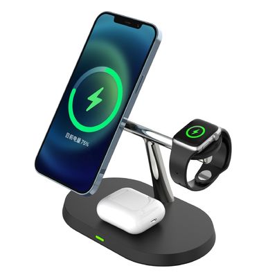Oem Fast Qi Multifunctional Wireless Charger 3 In 1  Earbuds Use