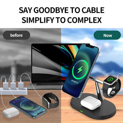 Over Voltage  Multi Function Charging Station , ABS Qi Fast Wireless Charger