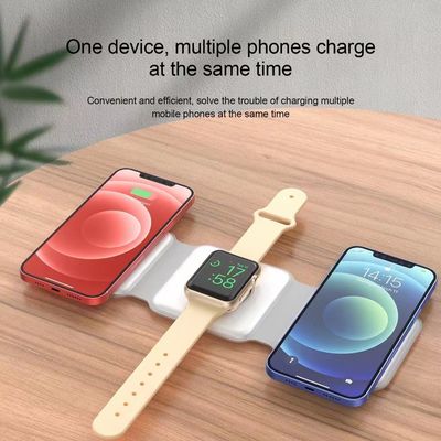 Compatible Magnetic Wireless Chargers Desk Stand 207g For IPhone