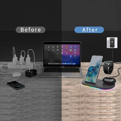 Battery Power Qi Wireless Charger Station  Stand 9V