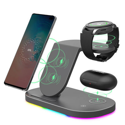 Black Qi Wireless Charger Station