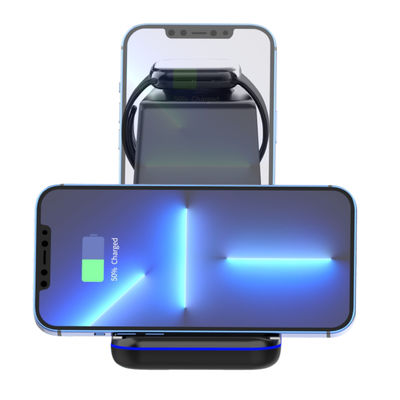 Logotipo personalizado 15w Wireless Charging Stand, Dock de Carregamento Qi Magnético