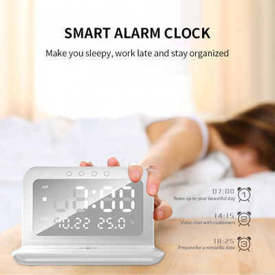 Snooze Mode Qi Wireless Charger Clock