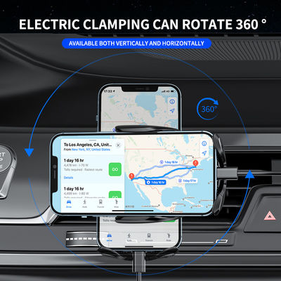 White Portable ABS 15w Qi Wireless Car Charger 9V For Mobile Phone
