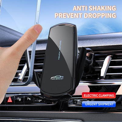 White Portable ABS 15w Qi Wireless Car Charger 9V For Mobile Phone