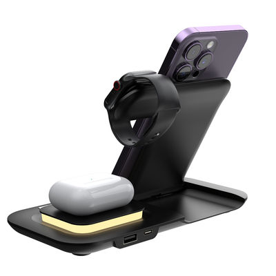 Multiple Devices Qi Wireless Charger Dock Stand 267g  For Mobile Phone