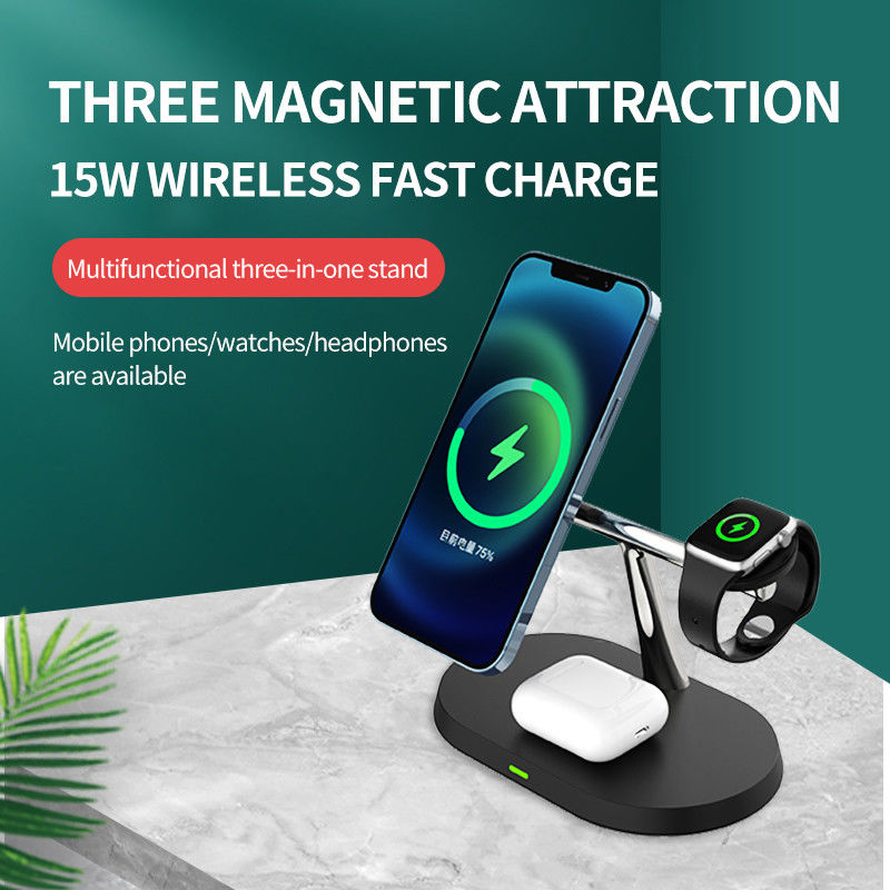 Over Voltage  Multi Function Charging Station , ABS Qi Fast Wireless Charger