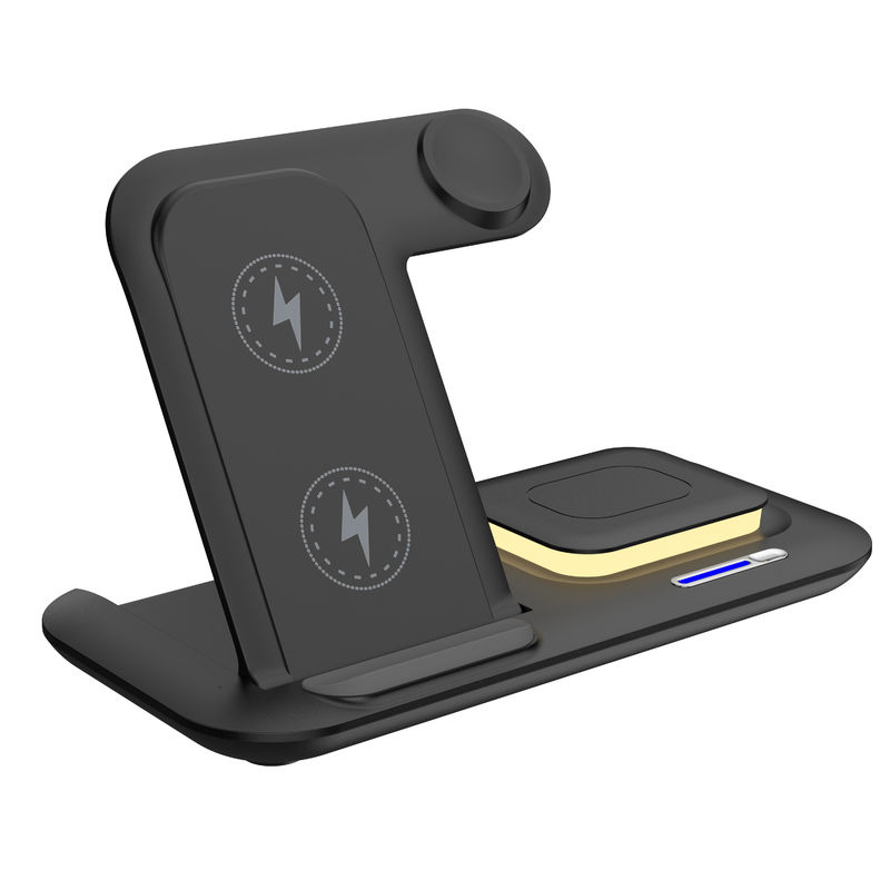 Convenient  Qi Wireless Charger Dock 15W 5 In 1 Charging Station Multi Functional